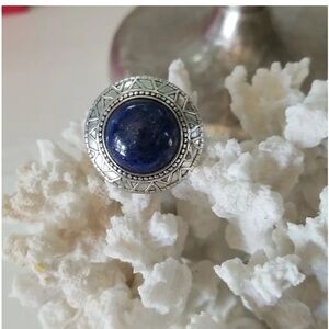 Retired Lapis 9.25 Silpada Ring sz 8